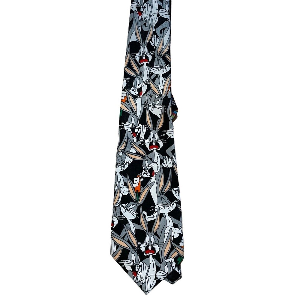 Vintage 1993 Looney‎ Tunes Mania Bugs Bunny Men’s Novelty Neck Tie